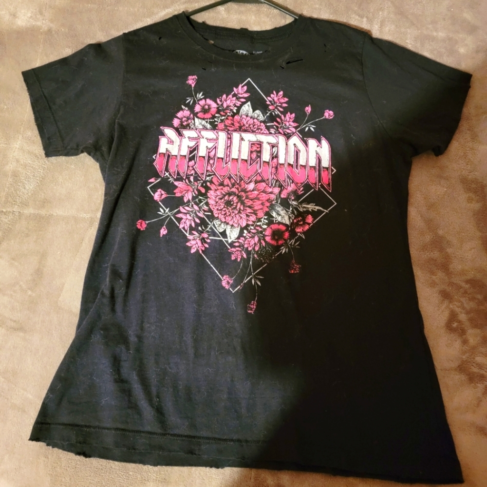 Affliction Floral Tee BN!
